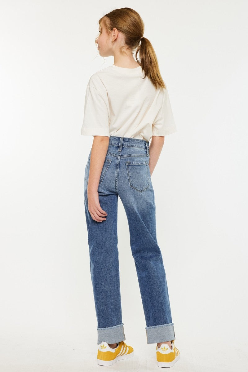 Youth KanCan High Rise Straight Leg Jeans