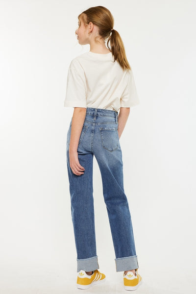Youth KanCan High Rise Straight Leg Jeans